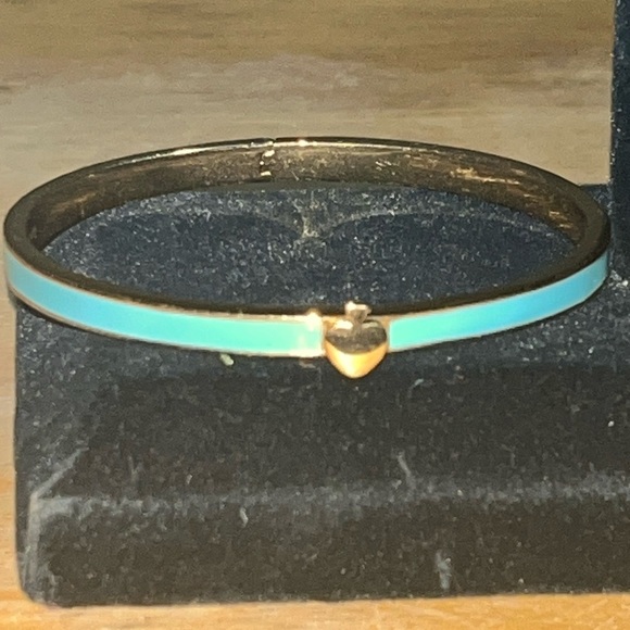Kate Spade New York Enamel Hinged Bangle Bracelet, Blue - Picture 11 of 13